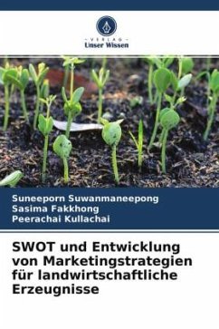SWOT und Entwicklung von Marketingstrategien für landwirtschaftliche Erzeugnisse - Suwanmaneepong, Suneeporn;Fakkhong, Sasima;Kullachai, Peerachai