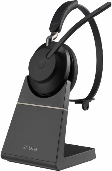 Jabra Evolve2 65 UC Mono Headset schwarz BT USB-A + Ladestation Jabra Evolve2 65 UC Mono Headset schwarz BT USB-A + Ladestation