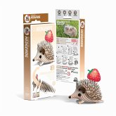 EUGY 650026 - Hedgehog, Igel, 3D-Tier-Puzzle, DIY-Bastelset