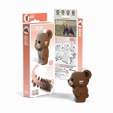 EUGY 650039 - Bear, Bär, 3D-Tier-Puzzle, DIY-Bastelset