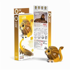 EUGY 650070 - Lion, Löwe, 3D-Tier-Puzzle, DIY-Bastelset