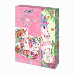 Artista 9301933 - Totally Magical Unicorns, Quilling-Set Einhorn, DIY-Bastelset, Malset