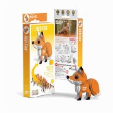 EUGY 650072 - Red Fox, Fuchs, 3D-Tier-Puzzle, DIY-Bastelset