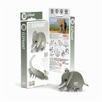 EUGY 650010 - Elefant, 3D-Tier-Puzzle, DIY-Bastelset