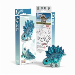 EUGY 650007 - Stego, Stegosaurus, Dino 3D-Tier-Puzzle, DIY-Bastelset