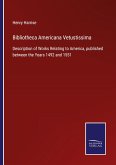 Bibliotheca Americana Vetustissima