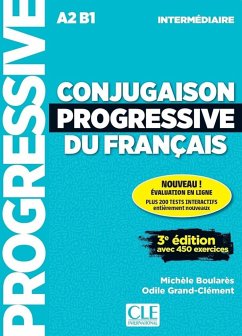 Cover Conjugaison progressive du francais - Niveau intermédiaire. Schülerbuch + Audio-CD + online