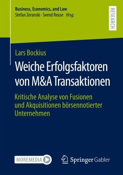 Weiche Erfolgsfaktoren von M&A Transaktionen - Bockius, Lars