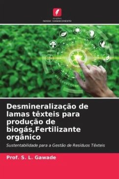 Desmineralização de lamas têxteis para produção de biogás,Fertilizante orgânico Cover Desmineralização de lamas têxteis para produção de biogás,Fertilizante orgânico
