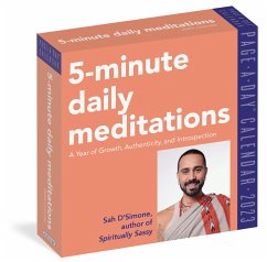 5-Minute Daily Meditations Page-A-Day Calendar 2023: A Year of Growth Authenticity, and Introspection - D'Simone, Sah; Workman Calendars