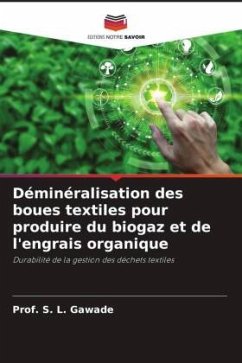 Déminéralisation des boues textiles pour produire du biogaz et de l'engrais organique - S. L. Gawade, Prof.