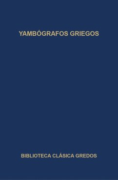 Cover Yambógrafos griegos (eBook, ePUB)