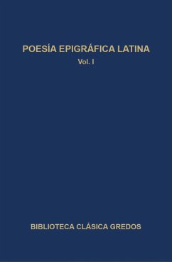 Cover Poesía epigráfica latina I (eBook, ePUB)