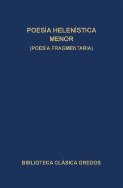 Cover Poesía helenística menor (Poesía fragmentaria) (eBook, ePUB)