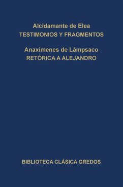 Cover Testimonios y fragmentos. Retórica a Alejandro. (eBook, ePUB)