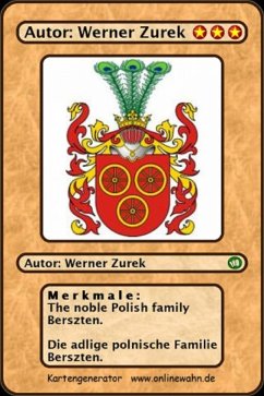 Cover The noble Polish family Berszten. Die adlige polnische Familie Berszten. (eBook, ePUB)