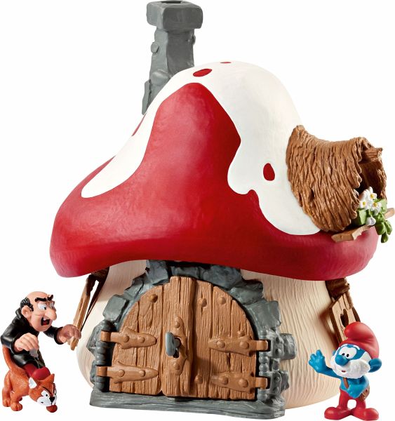 Schleich 20803 - Schlumpf Haus mit 2 Figuren Schleich 20803 - Schlumpf Haus mit 2 Figuren