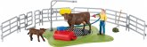 Schleich 42529 - Farm World, Kuh Waschstation, Spielset