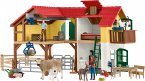 Schleich 42407 - Farm World, Bauernhaus mit Stall und Tieren
