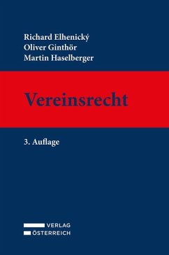 Vereinsrecht - Elhenicky, Richard;Ginthör, Oliver;Haselberger, Martin