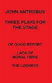 John Antrobus - Three Plays for the Stage (hardback)