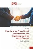Structure de Propriété et Performance des Établissements de Microfinance