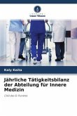 Jährliche Tätigkeitsbilanz der Abteilung für Innere Medizin