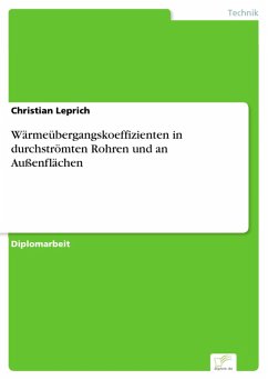 Wärmeübergangskoeffizienten in durchströmten Rohren und an Außenflächen (eBook, PDF) - Leprich, Christian