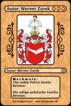 Cover The noble Polish family Betman. Die adlige polnische Familie Betman. (eBook, ePUB)