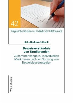Beweisverständnis von Studierenden - Neuhaus-Eckhardt, Silke