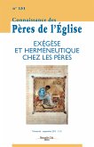 Exégèse et herméneutique chez les Pères (eBook, ePUB)