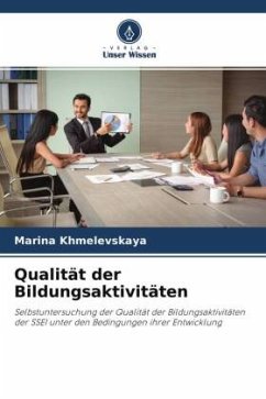 Qualität der Bildungsaktivitäten - Khmelevskaya, Marina