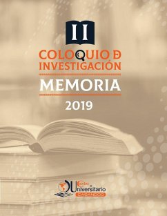 Cover MEMORIA DEL SEGUNDO COLOQUIO DE INVESTIGACION 2019