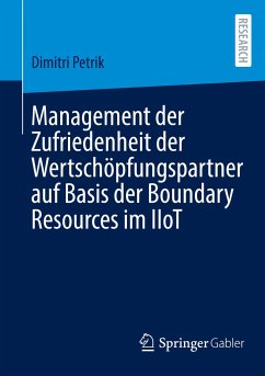 Management der Zufriedenheit der Wertschöpfungspartner auf Basis der Boundary Resources im IIoT - Petrik, Dimitri