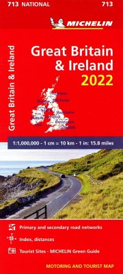 Cover Great Britain & Ireland 2022 - Michelin National Map 713