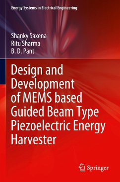 Design and Development of MEMS based Guided Beam Type Piezoelectric Energy Harvester - Saxena, Shanky;Sharma, Ritu;Pant, B. D.
