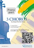 Piano part "3 Choros" by Zequinha De Abreu for Violin & Piano (fixed-layout eBook, ePUB)