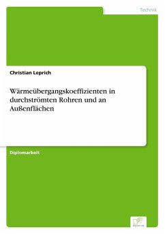 Wärmeübergangskoeffizienten in durchströmten Rohren und an Außenflächen Cover Wärmeübergangskoeffizienten in durchströmten Rohren und an Außenflächen