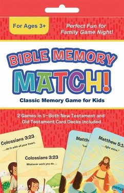 Bible Memory Match!: Classic Memory Game for Kids - Compiled By Barbour Staff