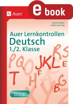 Auer Lernkontrollen Deutsch, Klasse 1-2 (eBook, PDF) - Boller, Jasmin; Jauernig, Heike