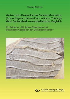 Cover Wetter- und Klimamarken der Tambach-Formation (Oberrotliegend, Unteres Perm, mittlerer Thüringer Wald, Deutschland) – ein aktualistischer Vergleich (eBook, PDF)