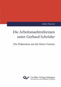 Cover Die Arbeitsmarktreformen unter Gerhard Schröder (eBook, PDF)