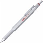 rotring 600 Multipen 3in1 silber Feinminenstift Kugelschr. bl/rot