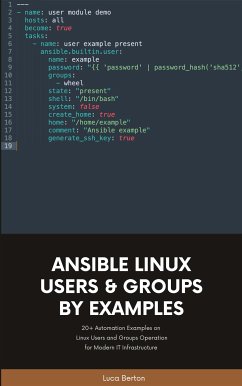Ansible For Linux by Examples (eBook, ePUB) - Berton, Luca