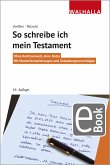 So schreibe ich mein Testament (eBook, PDF)