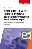 Grundlagen - SGB IX: Rehabilitation und Teilhabe von Menschen mit Behinderungen (eBook, PDF)
