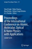 Proceedings of the International Conference on Atomic, Molecular, Optical & Nano Physics with Applications (eBook, PDF)