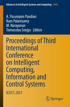 Proceedings of Third International Conference on Intelligent Computing, Information and Control Systems (eBook, PDF)