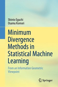 Minimum Divergence Methods in Statistical Machine Learning (eBook, PDF) - Eguchi, Shinto; Komori, Osamu