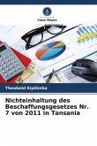 Nichteinhaltung des Beschaffungsgesetzes Nr. 7 von 2011 in Tansania